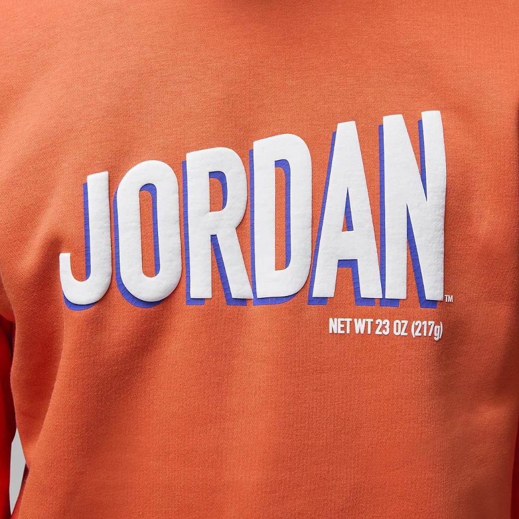 Jordan Flight MVP Men&#039;s Graphic Fleece Crew-Neck Sweatshirt DV7588-817