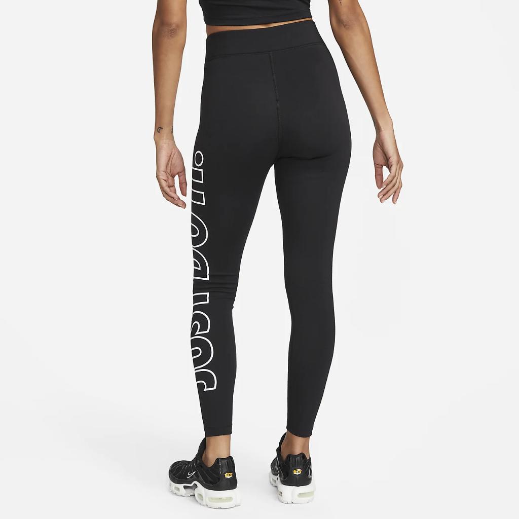 Nike Sportswear Classics Women&#039;s Graphic High-Waisted Leggings DV7793-010
