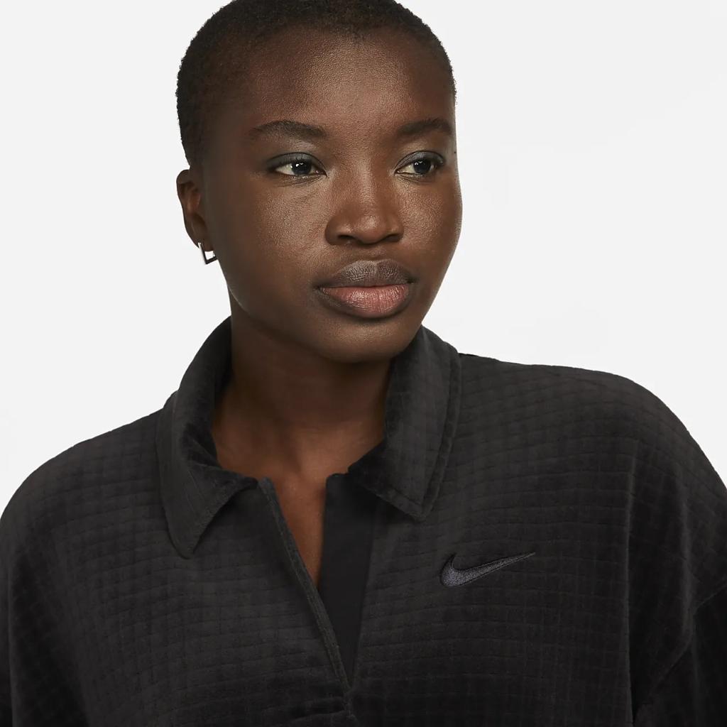 Nike Sportswear Women&#039;s Velour Polo DV7814-010