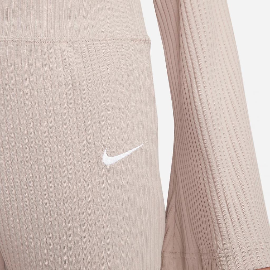 Nike Sportswear Women&#039;s High-Waisted Ribbed Jersey Pants DV7868-272