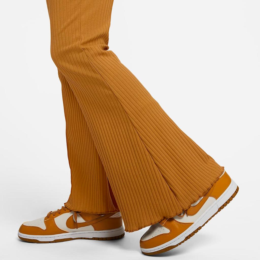 Nike Sportswear Women&#039;s High-Waisted Ribbed Jersey Pants DV7868-754