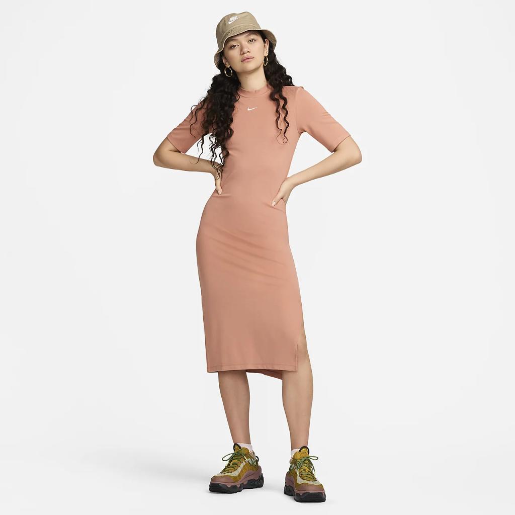 Nike Sportswear Essential Women&#039;s Tight Midi Dress DV7878-212