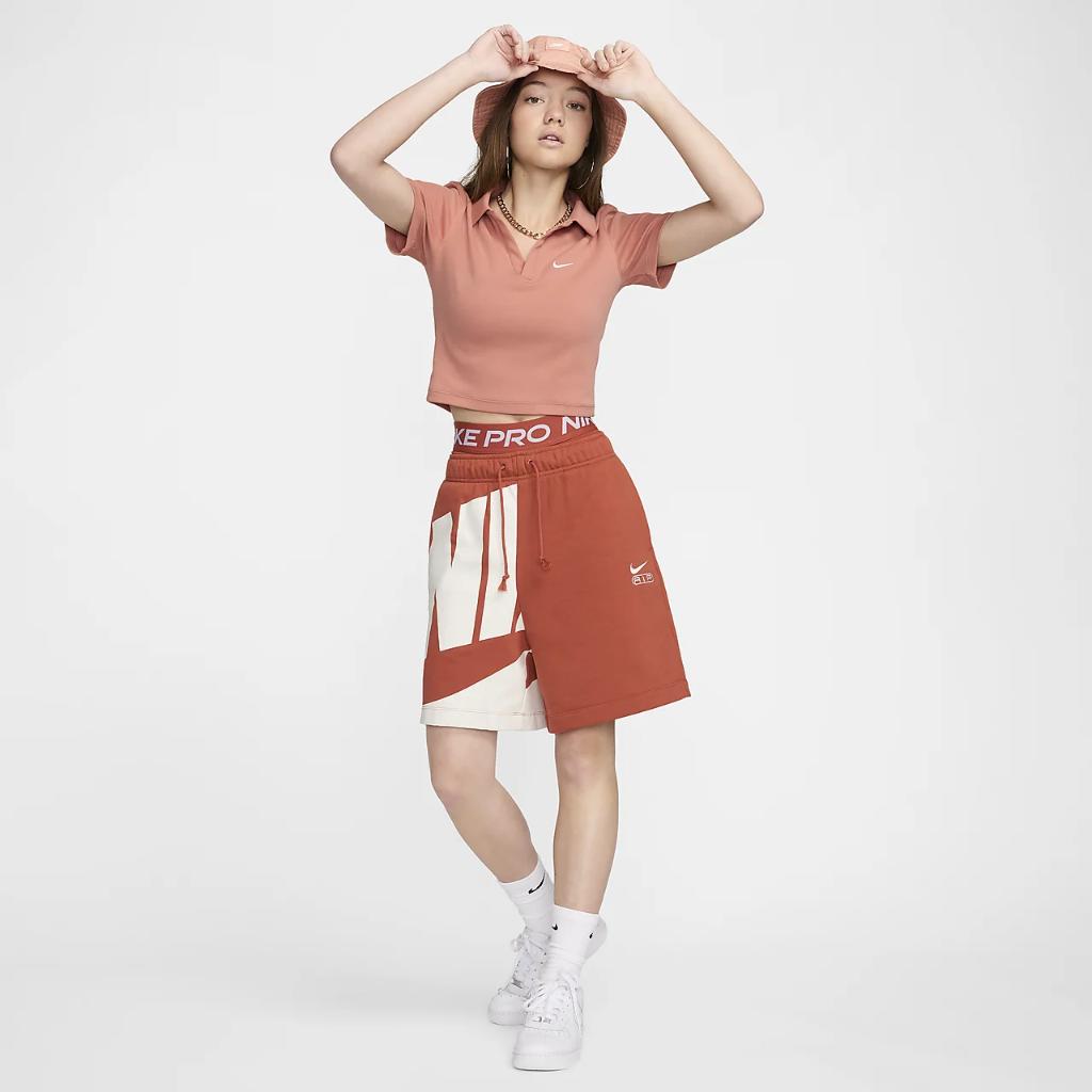 Nike Sportswear Essential Women&#039;s Short-Sleeve Polo Top DV7884-212