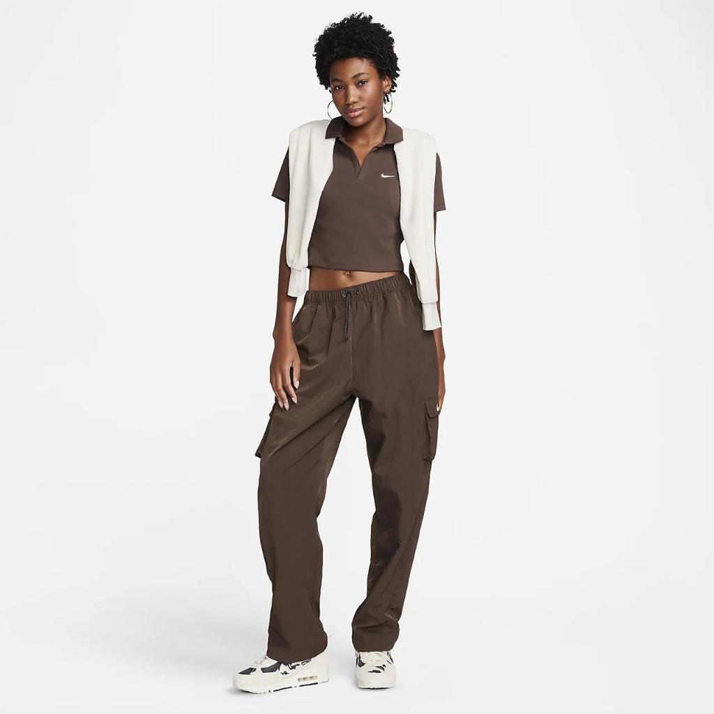 Nike Sportswear Essential Women&#039;s Short-Sleeve Polo Top DV7884-237