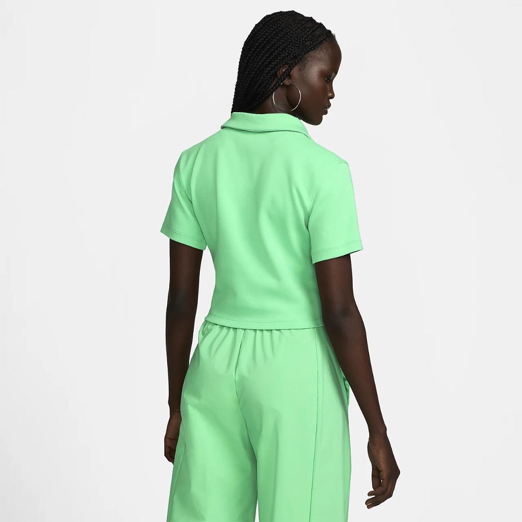 Nike Sportswear Essential Women&#039;s Short-Sleeve Polo Top DV7884-363