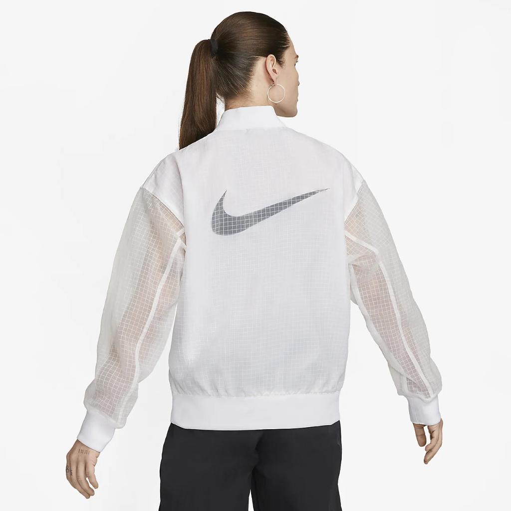 Nike Sportswear Essentials Women&#039;s Woven Varsity Bomber Jacket DV7972-100