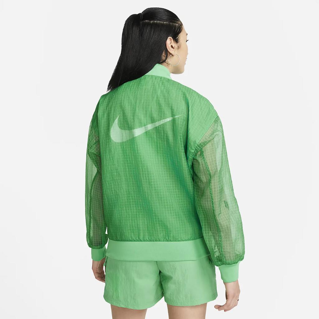 Nike Sportswear Essentials Women&#039;s Woven Varsity Bomber Jacket DV7972-363