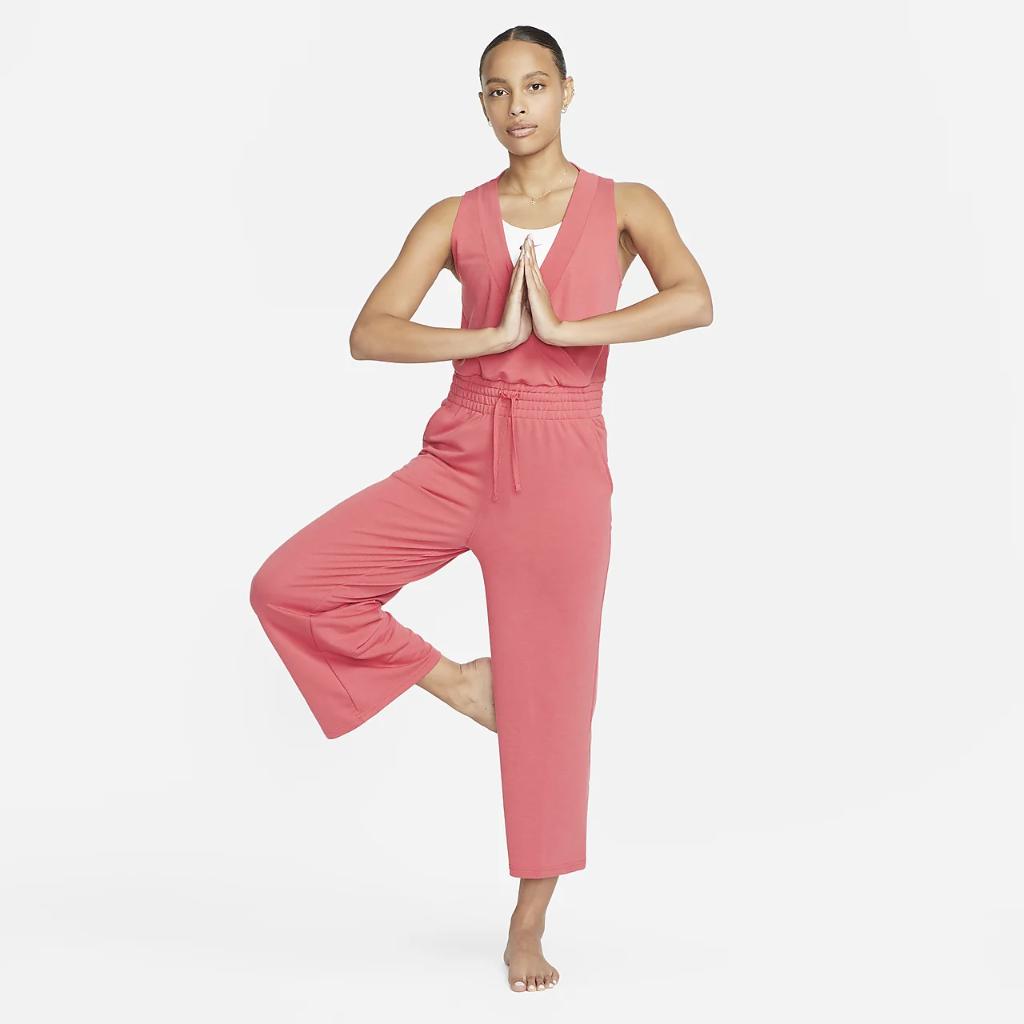 Nike Yoga Dri-FIT Women&#039;s French Terry Jumpsuit DV9165-655