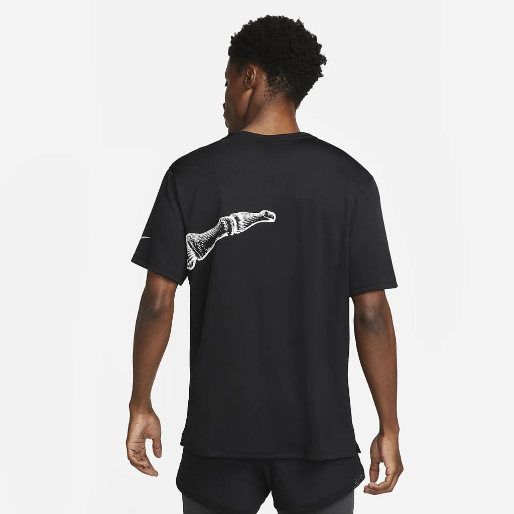 Nike Dri-FIT UV Run Division Miler Men&#039;s Short-Sleeve Graphic Running Top DV9263-010