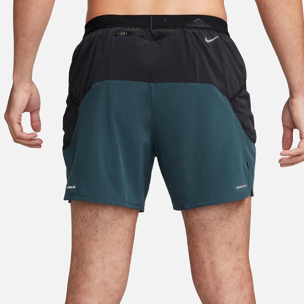 Nike Trail Second Sunrise Men&#039;s Dri-FIT 5&quot; Brief-Lined Running Shorts DV9311-328