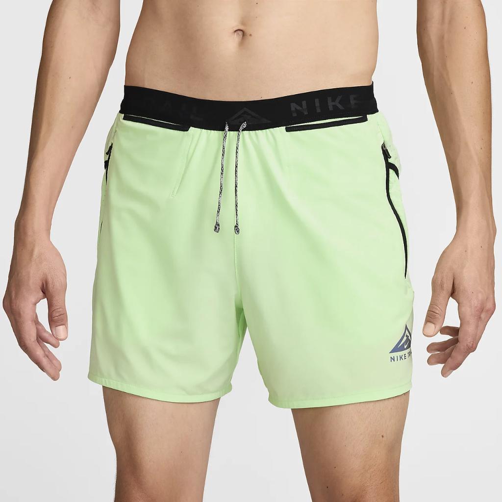 Nike Trail Second Sunrise Men&#039;s Dri-FIT 5&quot; Brief-Lined Running Shorts DV9311-376