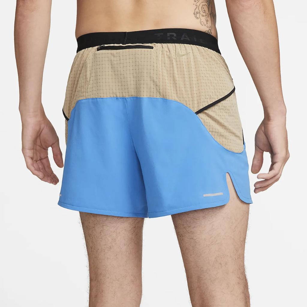 Nike Trail Second Sunrise Men&#039;s Dri-FIT 5&quot; Brief-Lined Running Shorts DV9311-435