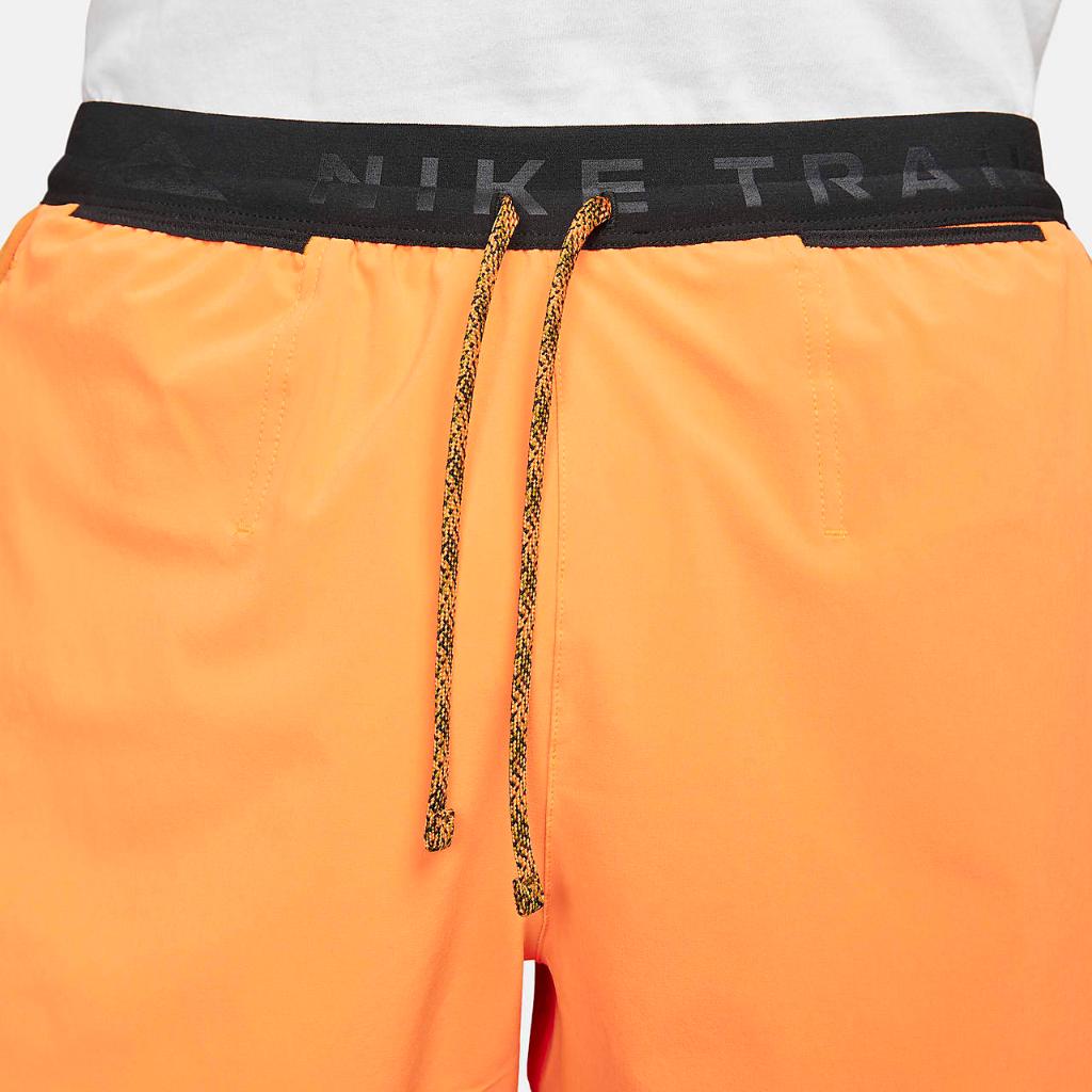 Nike Trail Second Sunrise Men&#039;s Dri-FIT 5&quot; Brief-Lined Running Shorts DV9311-885