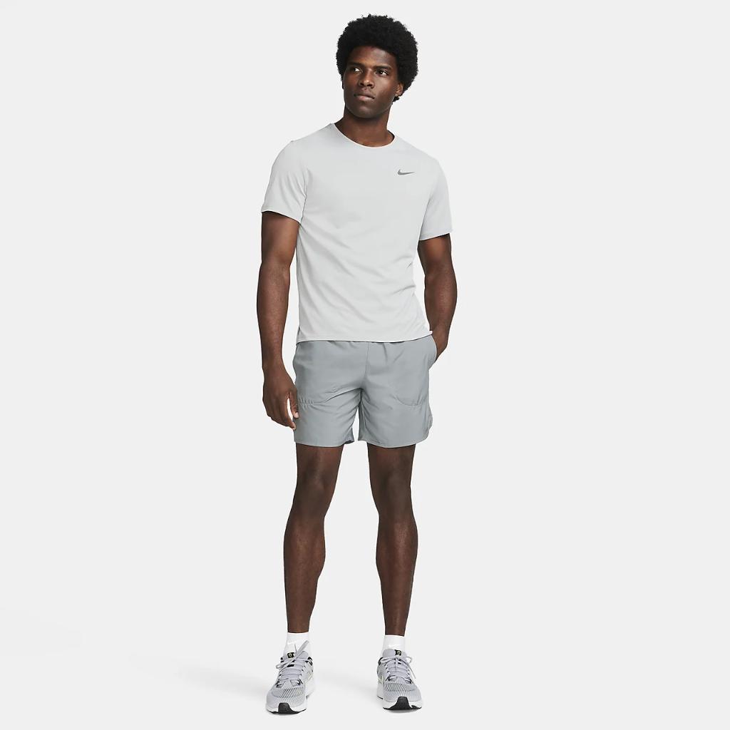 Nike Miler Men&#039;s Dri-FIT UV Short-Sleeve Running Top DV9315-098