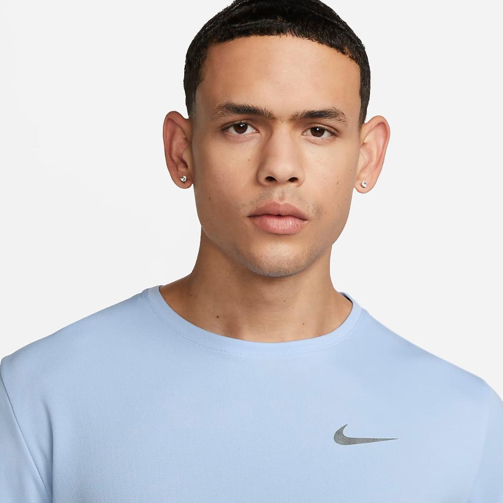 Nike Miler Men&#039;s Dri-FIT UV Short-Sleeve Running Top DV9315-479