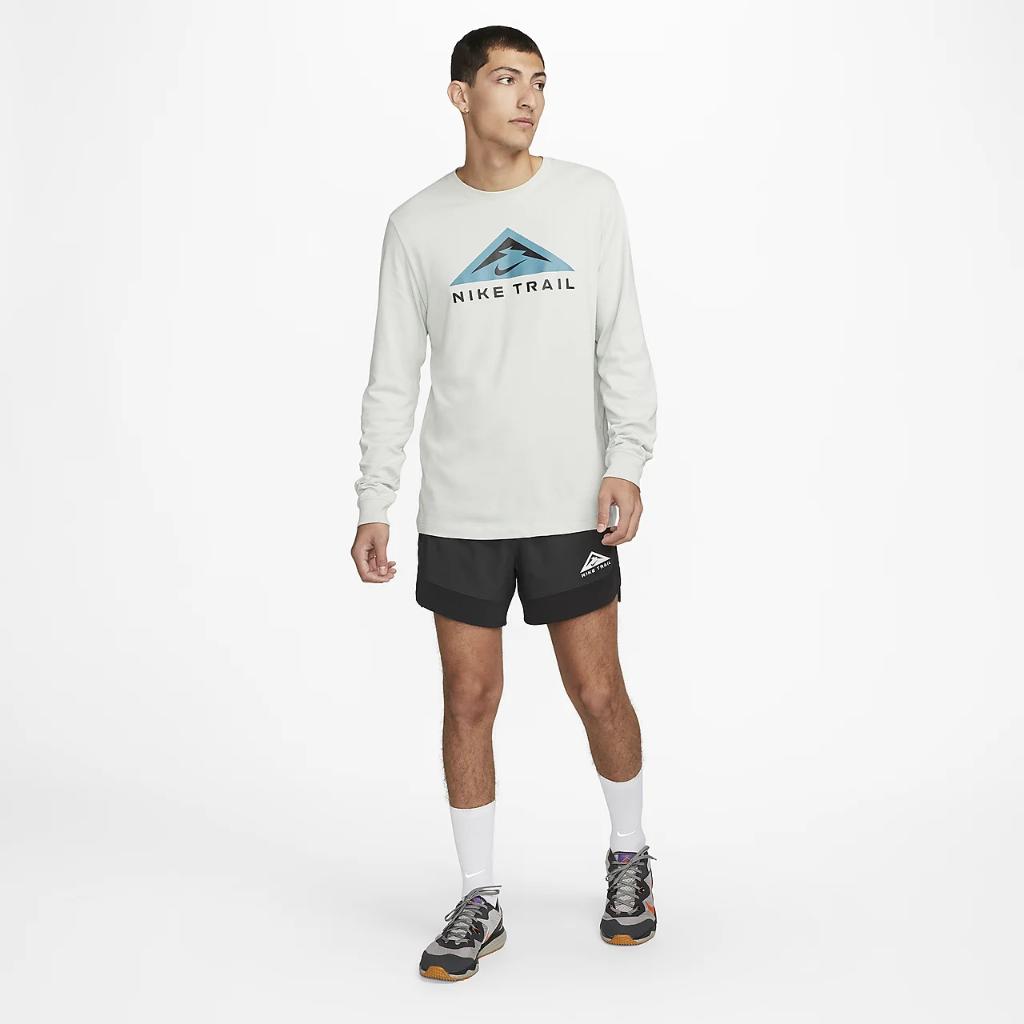 Nike Dri-FIT Men&#039;s Long-Sleeve Trail Running Crew DV9381-034