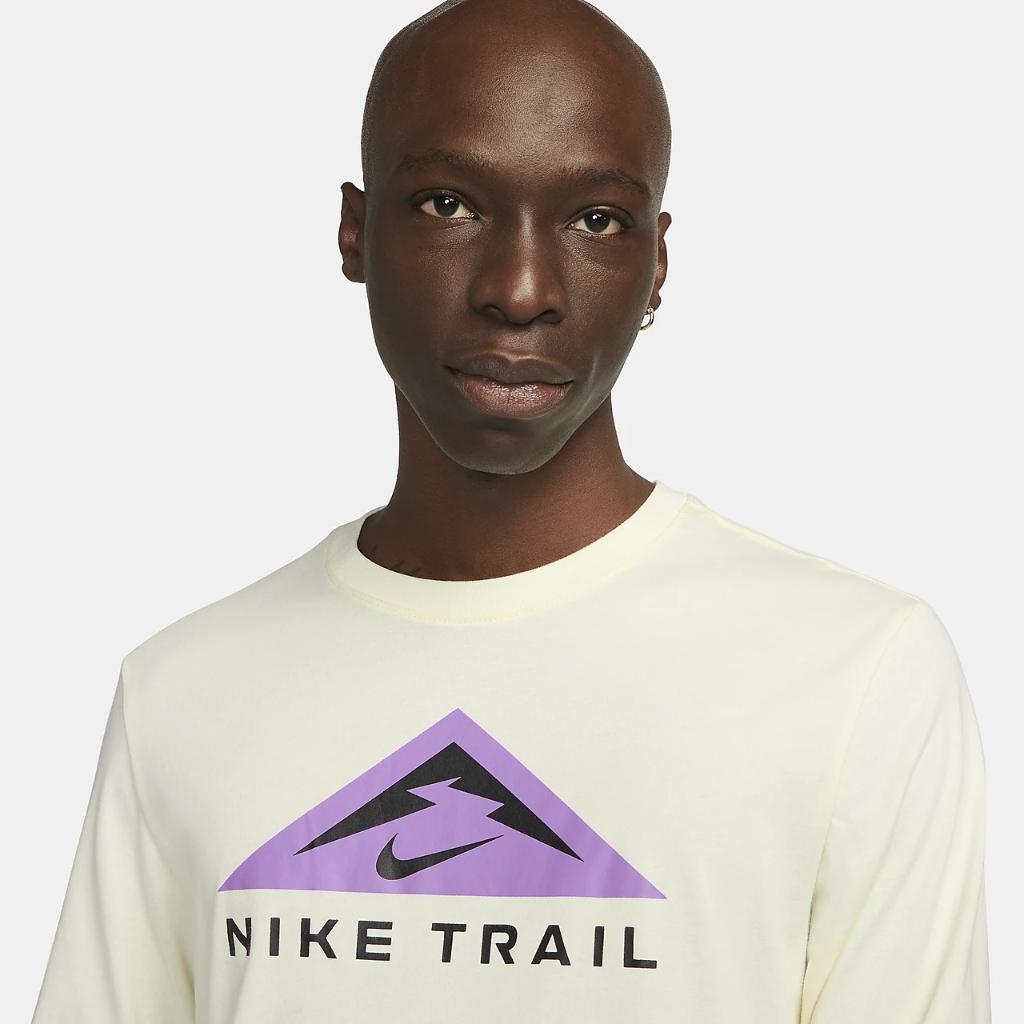 Nike Dri-FIT Men&#039;s Long-Sleeve Trail Running Crew DV9381-114