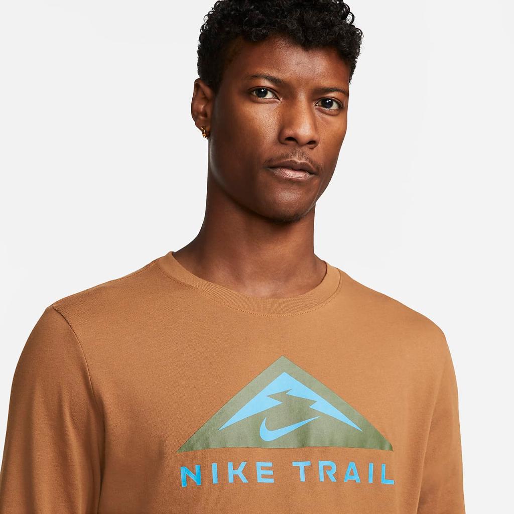 Nike Dri-FIT Men&#039;s Long-Sleeve Trail Running Crew DV9381-270