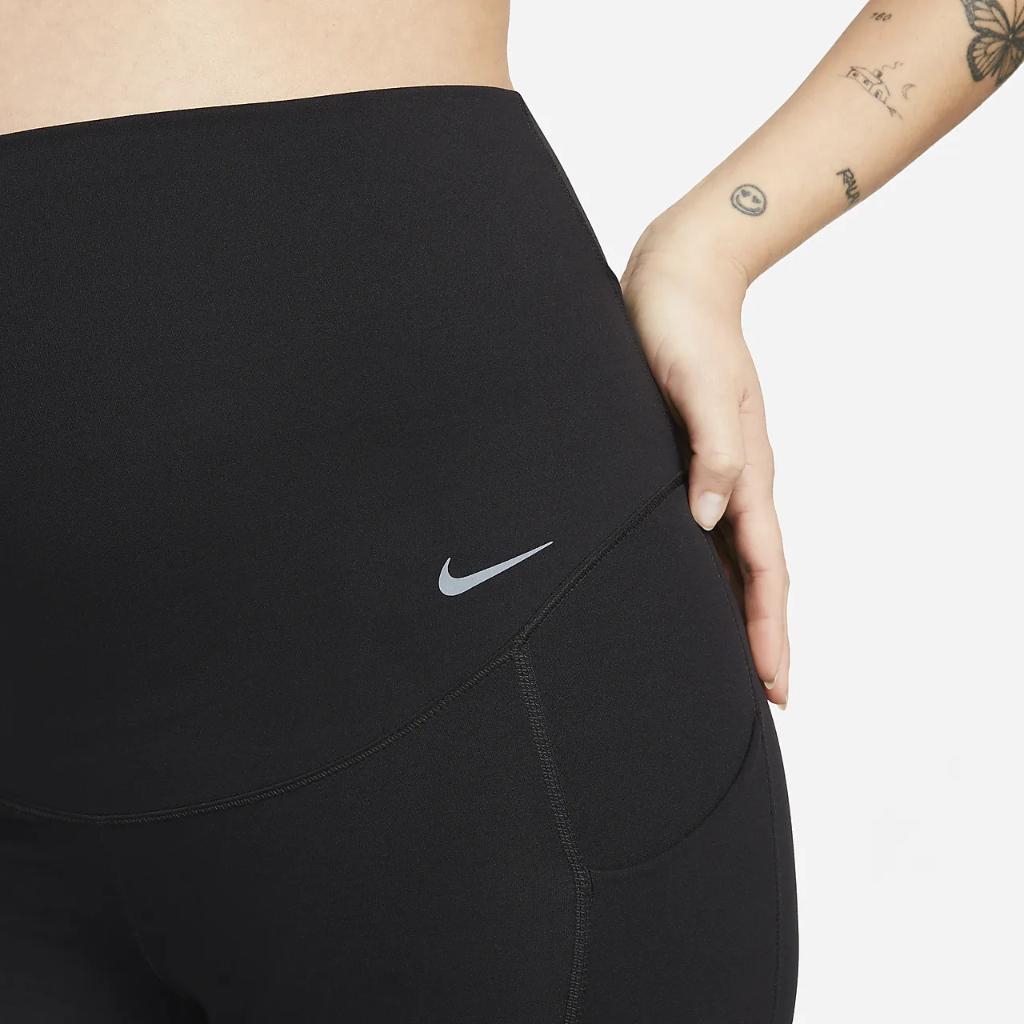 Nike Zenvy (M) Women&#039;s Gentle-Support High-Waisted 7/8 Leggings (Maternity) DV9432-010