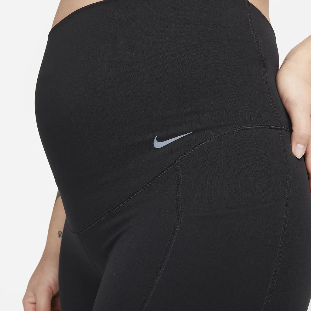 Nike Zenvy (M) Women&#039;s Gentle-Support High-Waisted 8&quot; Biker Shorts (Maternity) DV9433-010