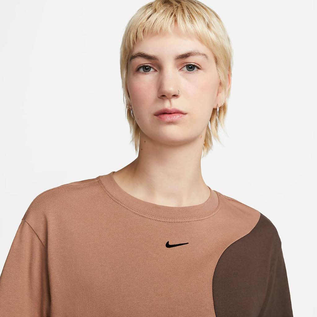 Nike Sportswear Essential Color Clash Women&#039;s T-Shirt DV9647-256
