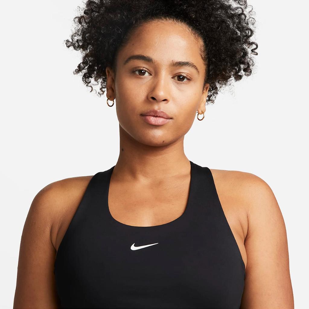 Nike Swoosh Women&#039;s Medium-Support Padded Sports Bra Tank DV9897-010