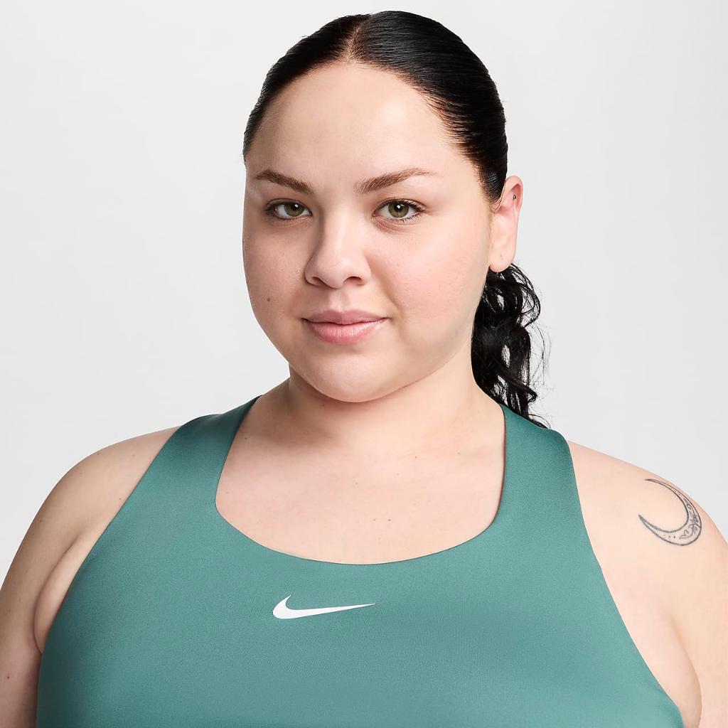 Nike Swoosh Women&#039;s Medium-Support Padded Sports Bra Tank (Plus Size) DV9899-361