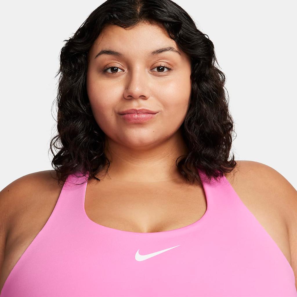 Nike Swoosh Women&#039;s Medium-Support Padded Sports Bra Tank (Plus Size) DV9899-675