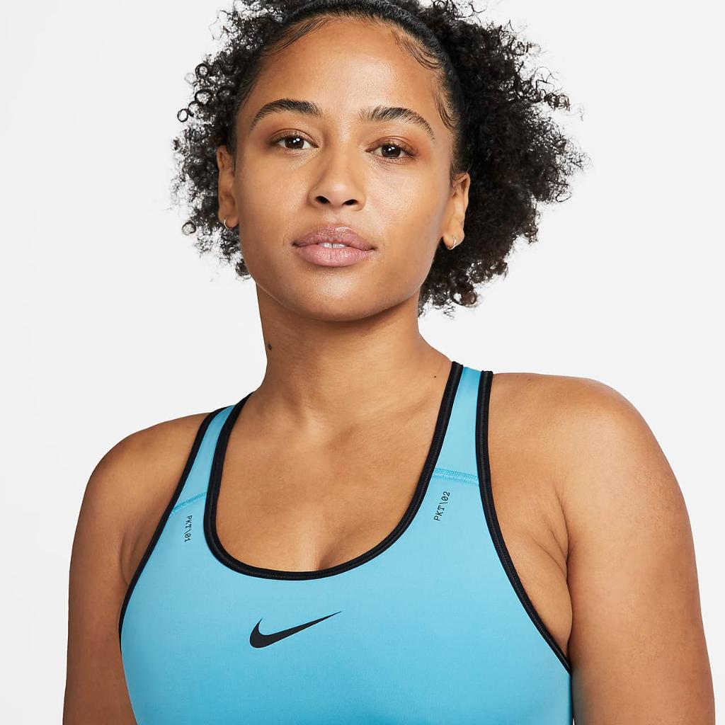 Nike Swoosh On The Run Women&#039;s Medium-Support Lightly Lined Sports Bra with Pockets DV9914-416
