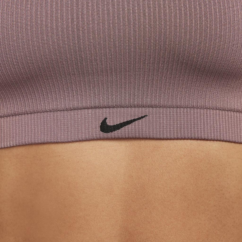 Nike Indy Seamless Ribbed Women&#039;s Light-Support Non-Padded Sports Bra DV9966-208