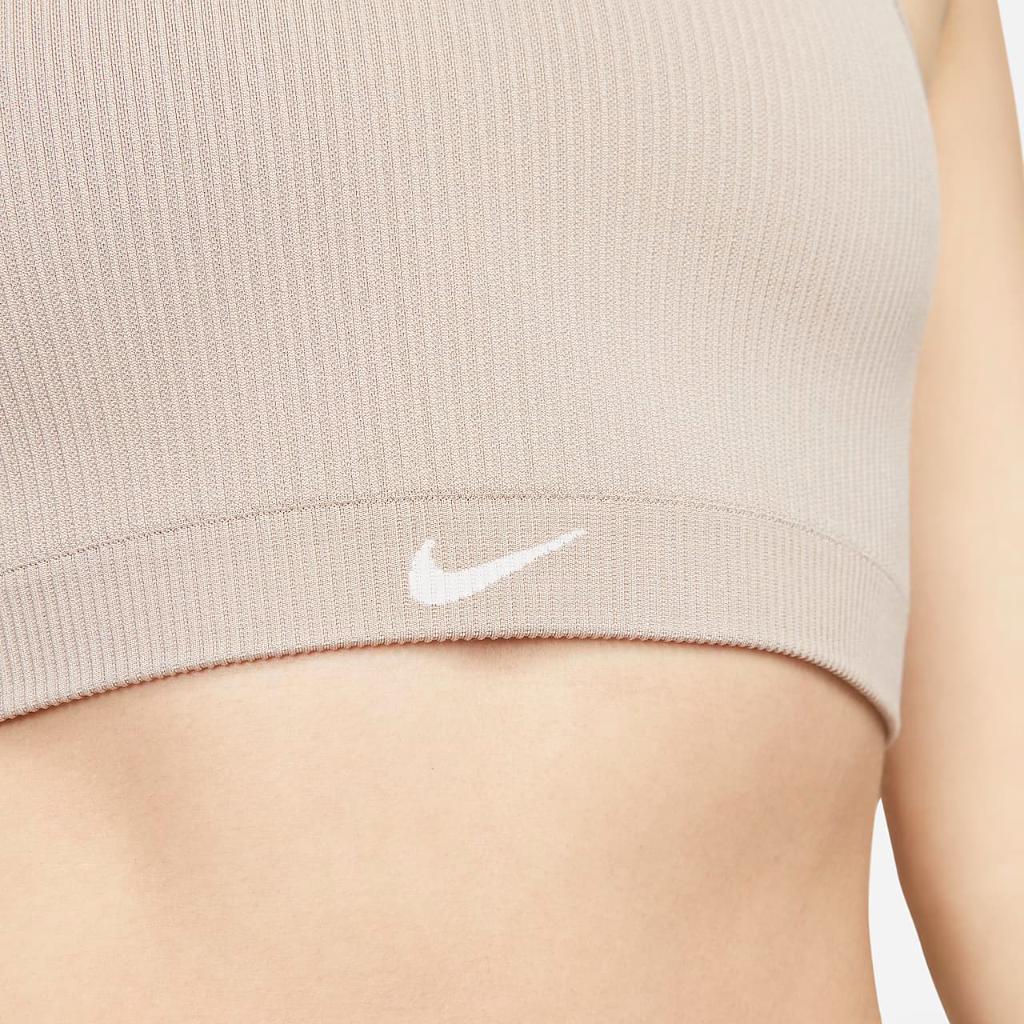Nike Indy Seamless Ribbed Women&#039;s Light-Support Non-Padded Sports Bra DV9966-272