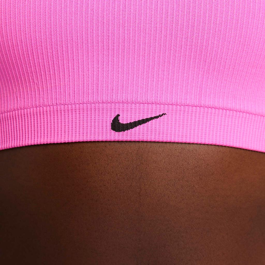 Nike Indy Seamless Ribbed Women&#039;s Light-Support Non-Padded Sports Bra DV9966-675