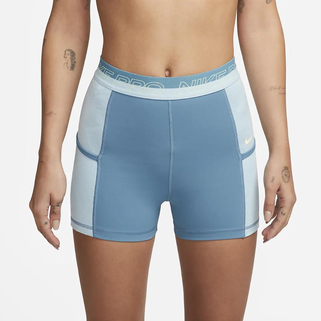 Nike Pro Women&#039;s High-Waisted 3&quot; Training Shorts with Pockets DX0059-440