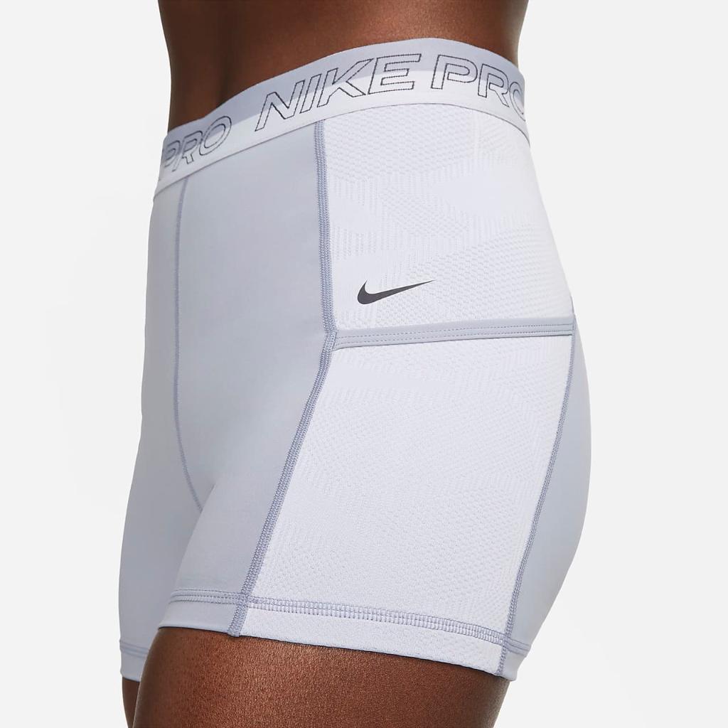 Nike Pro Women&#039;s High-Waisted 3&quot; Training Shorts with Pockets DX0059-519