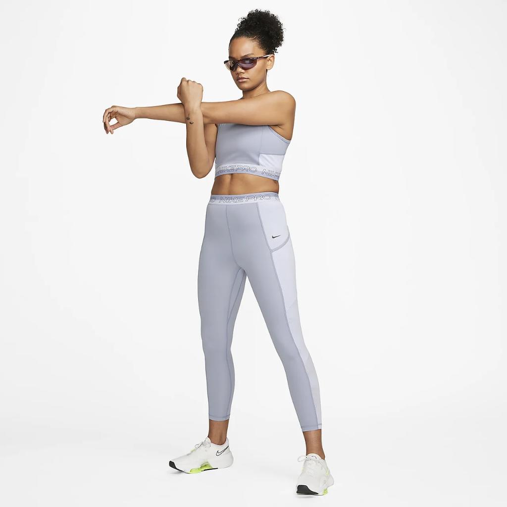 Nike Pro Women&#039;s High-Waisted 7/8 Training Leggings with Pockets DX0063-519