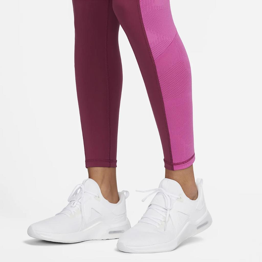 Nike Pro Women&#039;s High-Waisted 7/8 Training Leggings with Pockets DX0063-653