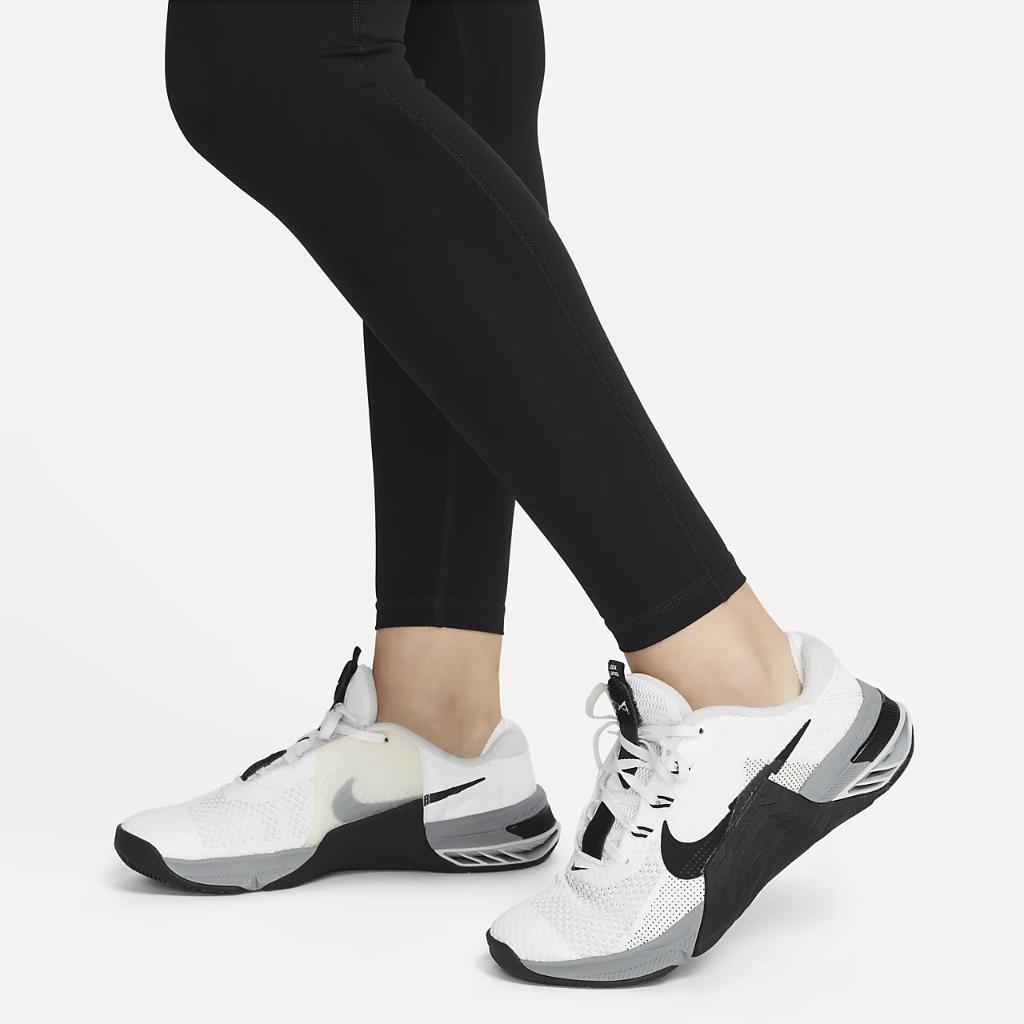 Nike Pro Dri-FIT Women&#039;s Mid-Rise Full-Length Graphic Training Leggings DX0080-010
