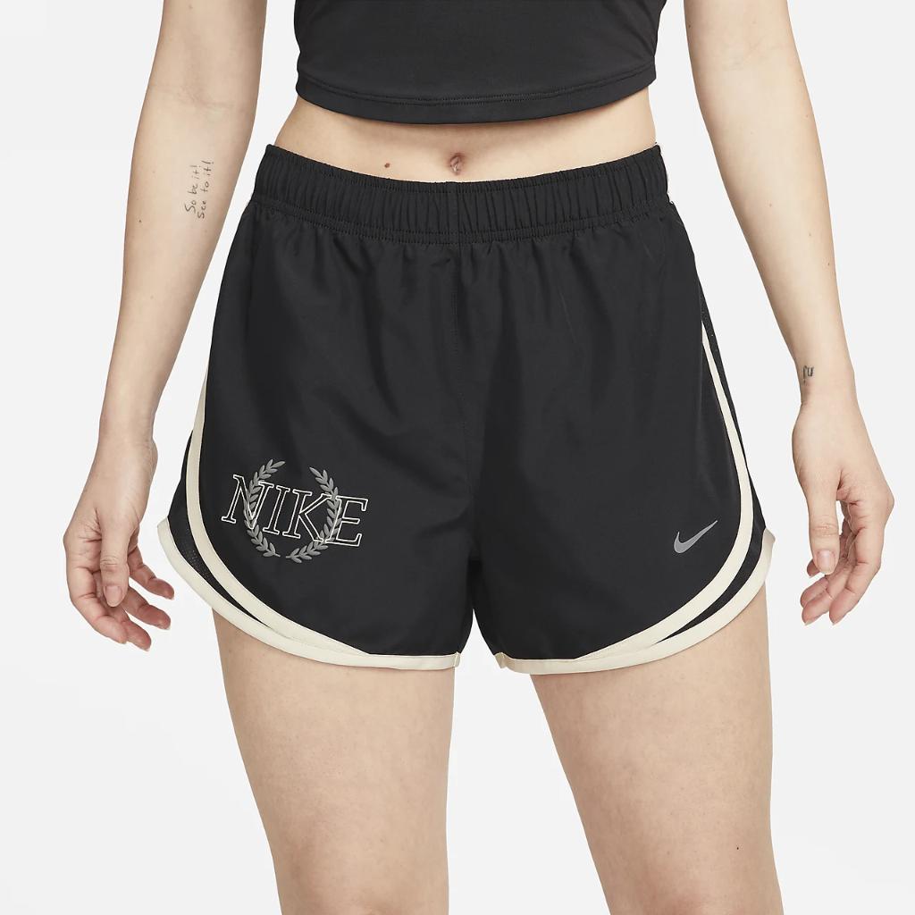 Nike Dri-FIT Tempo Women&#039;s Brief-Lined Graphic Running Shorts DX0177-010