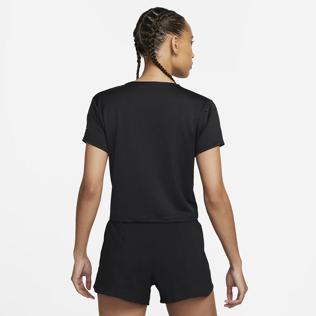 Nike Dri-FIT Women&#039;s Short-Sleeve Running Top DX0314-010