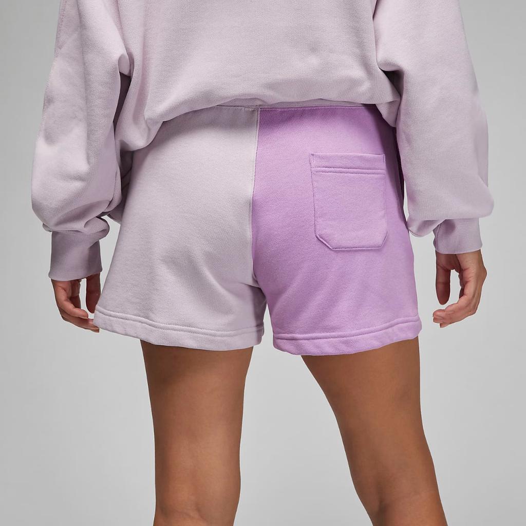 Jordan Flight Fleece Women&#039;s Color-Block Shorts DX0391-532