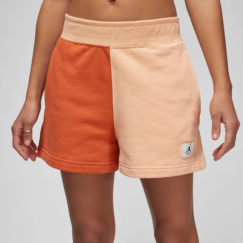 Jordan Flight Fleece Women&#039;s Color-Block Shorts DX0391-812