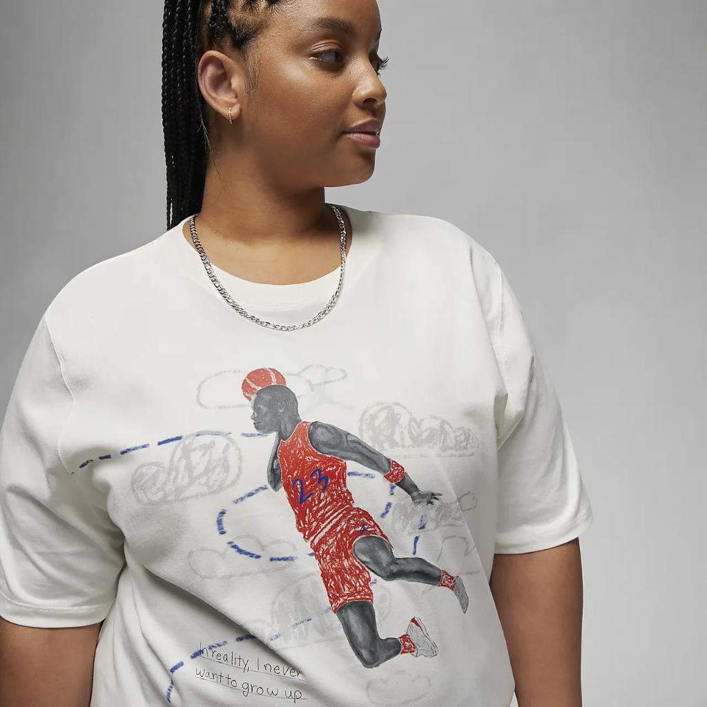 Jordan Artist Series by Parker Duncan Women&#039;s Graphic T-Shirt (Plus Size) DX0422-133