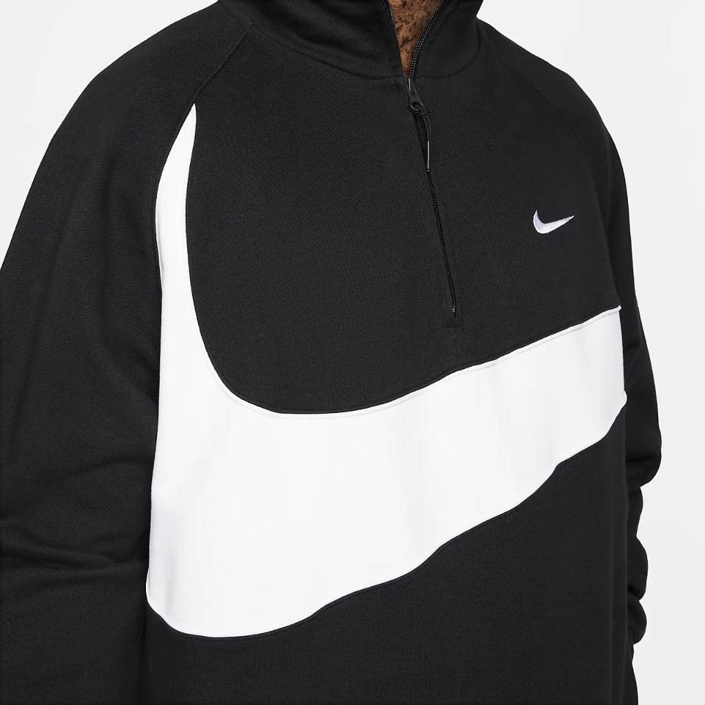 Nike Swoosh Men&#039;s 1/2-Zip Fleece Hoodie DX0566-010