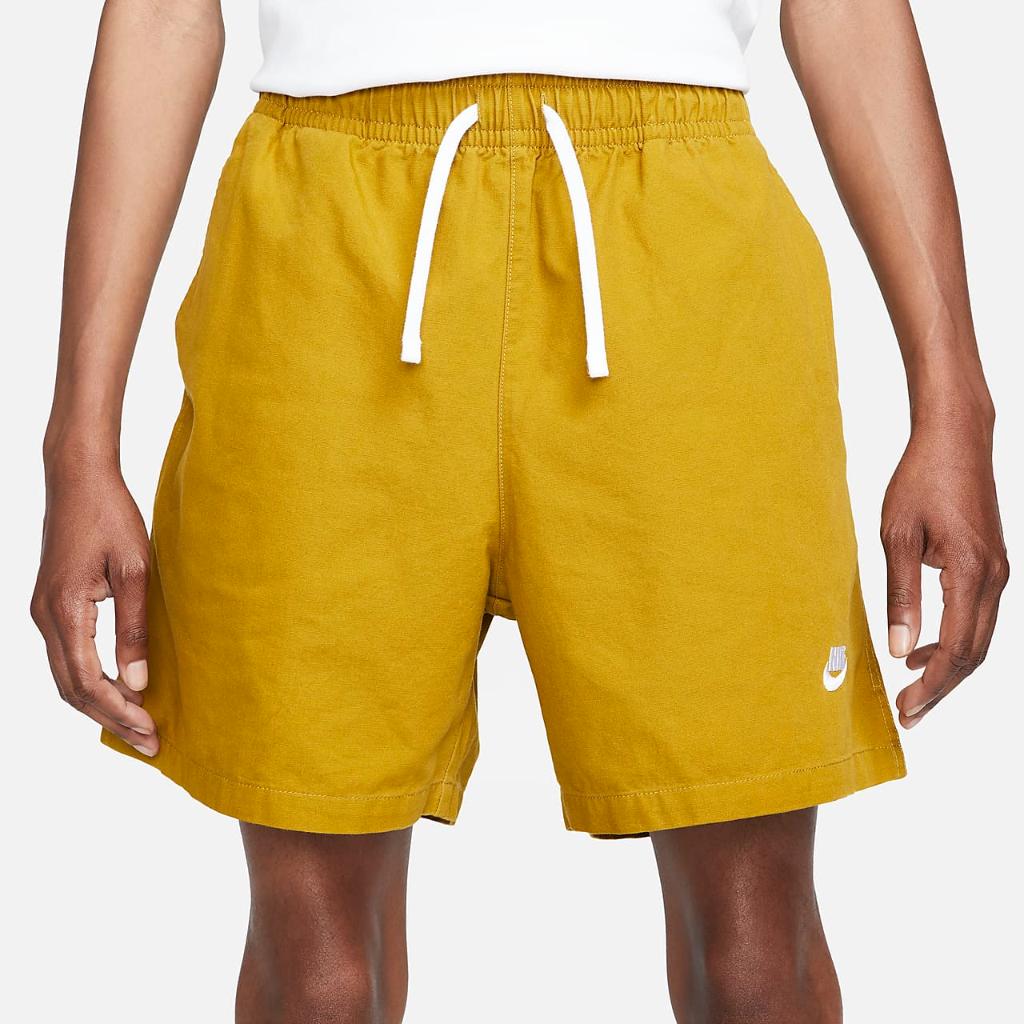 Nike Club Men&#039;s Woven Washed Flow Shorts DX0619-716