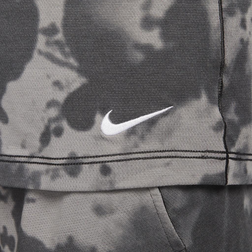 Nike Dri-FIT Men&#039;s Allover Print Short-Sleeve Yoga Top DX0922-060