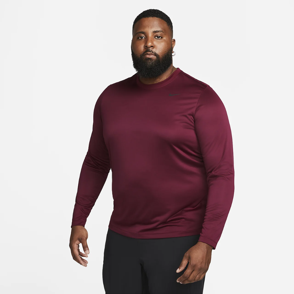 Nike Dri-FIT Legend Men&#039;s Long-Sleeve Fitness Top DX0993-638
