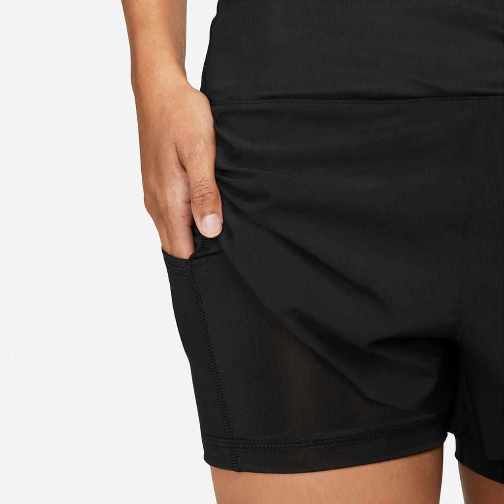 Nike Dri-FIT Swift Women&#039;s Mid-Rise 3&quot; 2-in-1 Running Shorts with Pockets DX1029-010