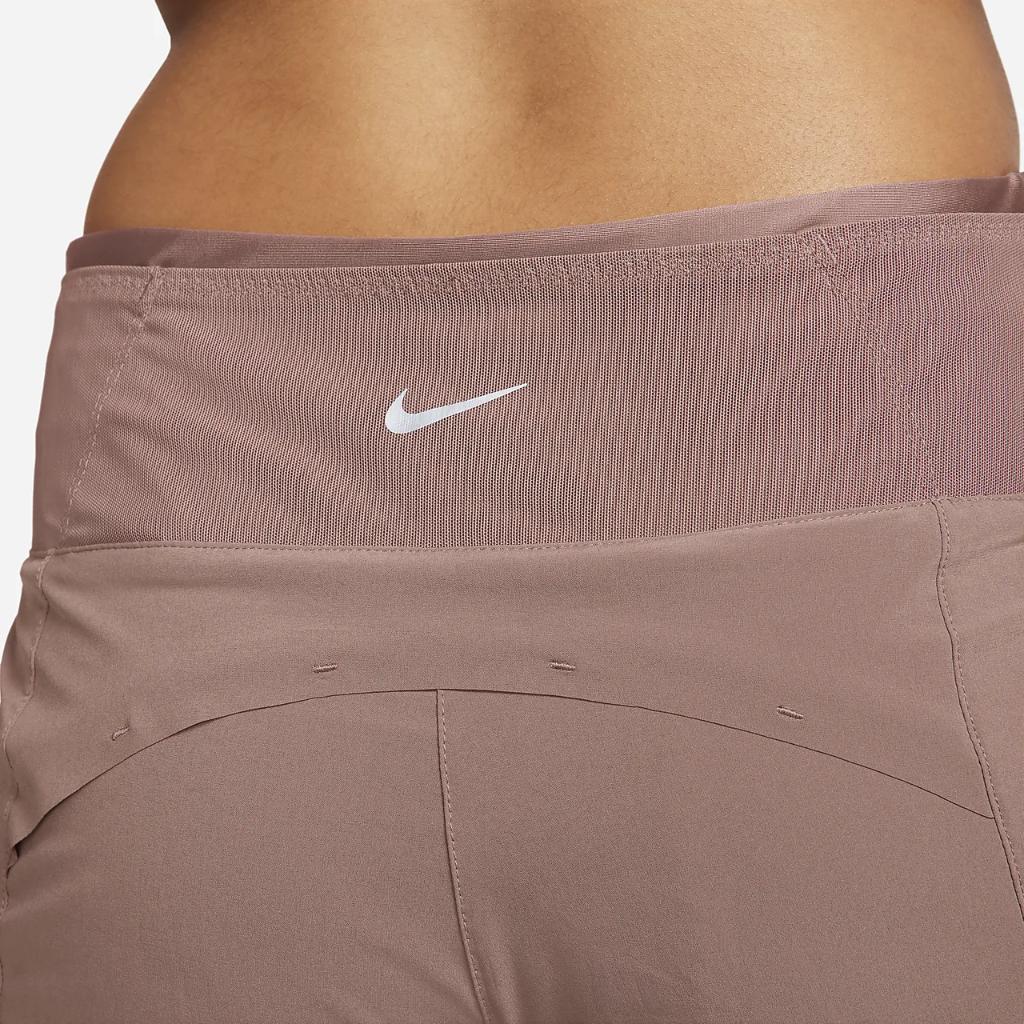 Nike Dri-FIT Swift Women&#039;s Mid-Rise 3&quot; 2-in-1 Running Shorts with Pockets DX1029-208