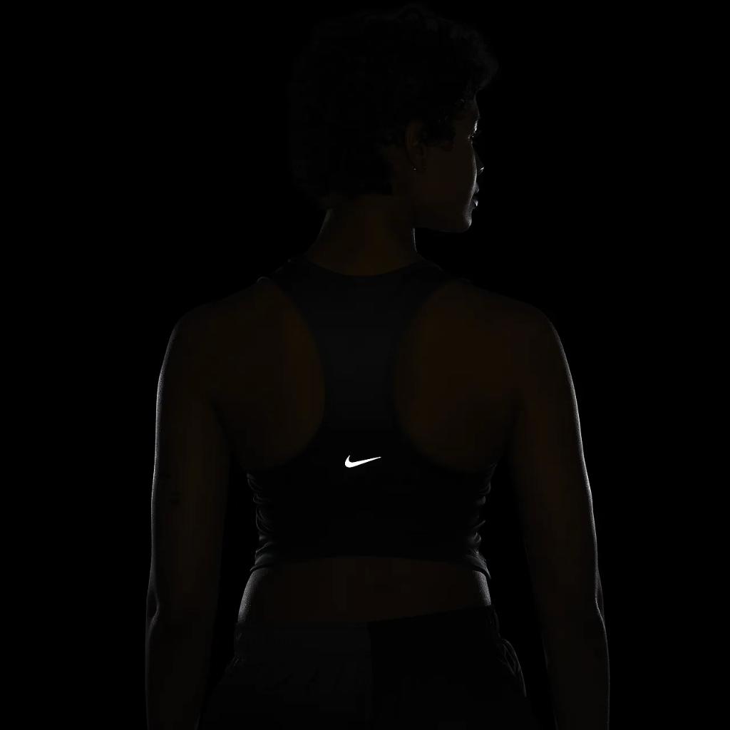 Nike Dri-FIT Swoosh Women&#039;s Cropped Running Tank Top DX1033-010