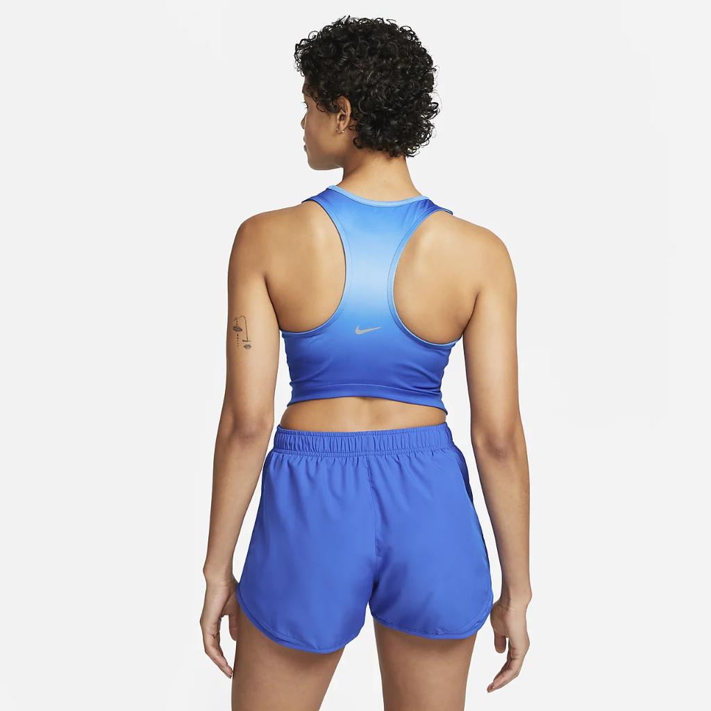 Nike Dri-FIT Swoosh Women&#039;s Cropped Running Tank Top DX1033-405